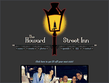 Tablet Screenshot of howardstreetinn.com